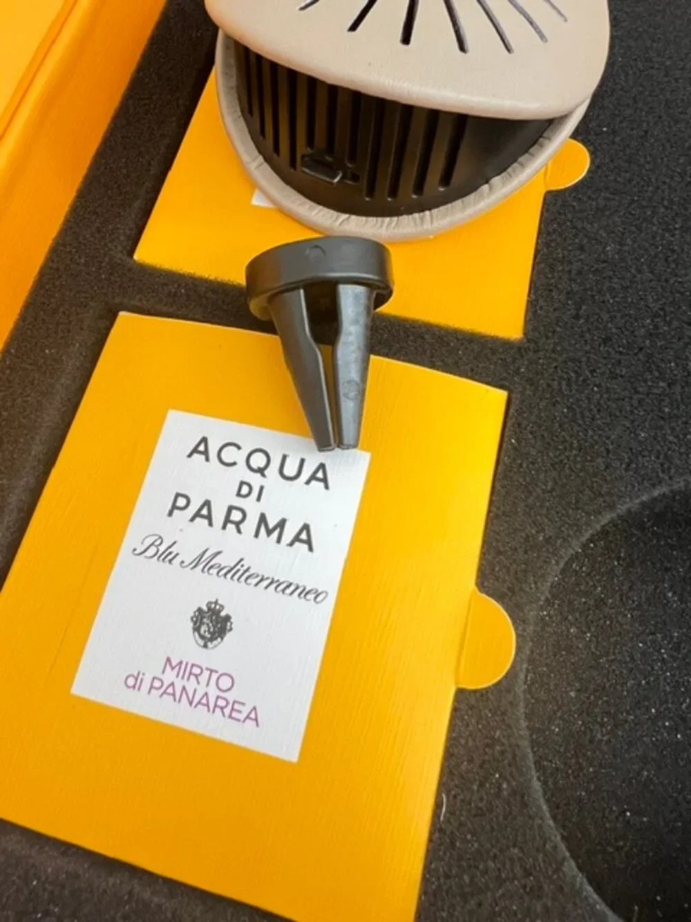 Acqua di parma Special Edition milano car diffuser and refill gift set